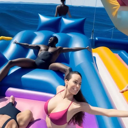 A QUICKIE IN THE BOUNCY HOUSE