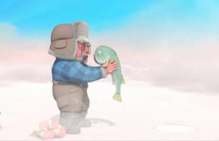 L&#39;HOMME ET LA POISSON
